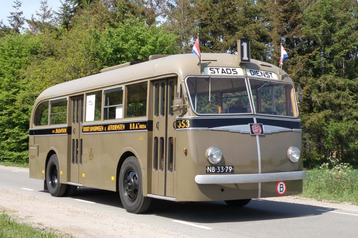 Historische bus voor evenementen en festivals